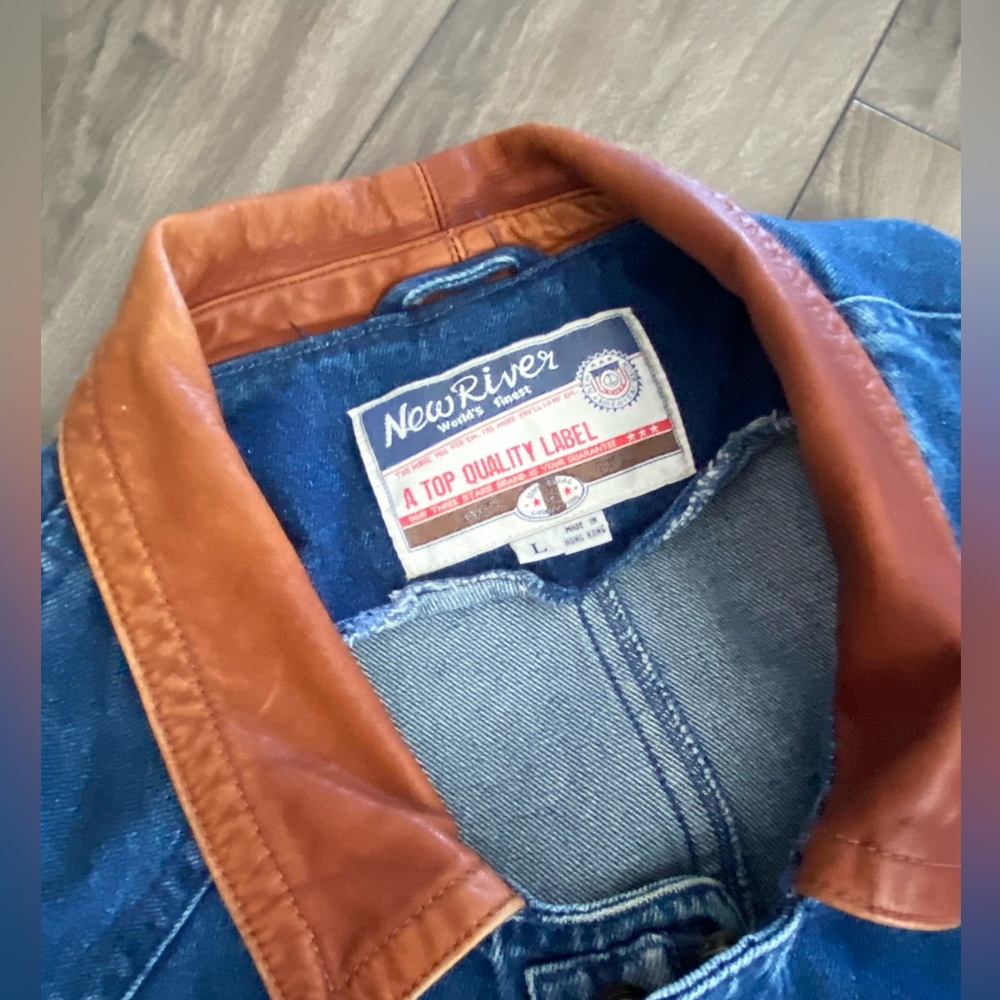 NEW RIVER MENS jean jacket - Picture 2 of 2